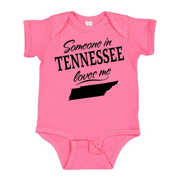 Inktastic Someone in Tennessee Loves Me Boys or Girls Baby Bodysuit