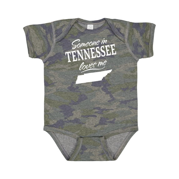 Inktastic Someone in Tennessee Loves Me Boys or Girls Baby Bodysuit
