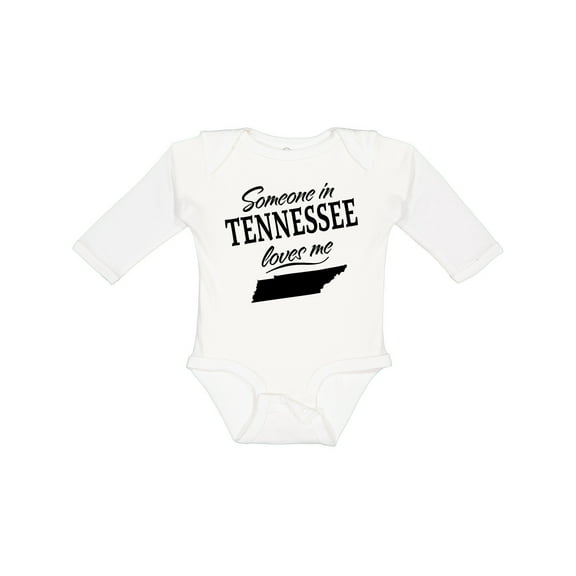 Inktastic Someone in Tennessee Loves Me Boys or Girls Long Sleeve Baby Bodysuit