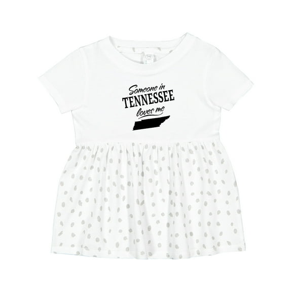 Inktastic Someone in Tennessee Loves Me Girls Baby Dress