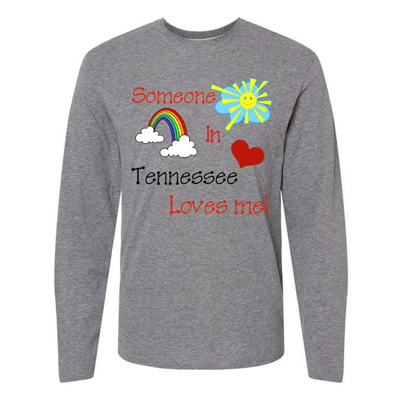 Inktastic Someone in Tennessee loves me Long Sleeve T-Shirt