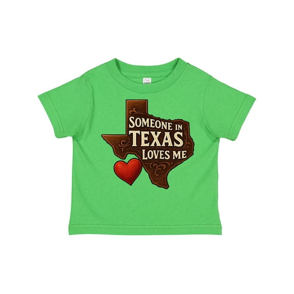 Inktastic Someone in Texas Loves Me Boys or Girls Toddler T-Shirt