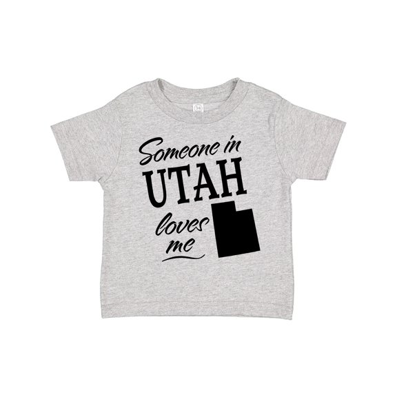 Inktastic Someone in Utah Loves Me Boys or Girls Toddler T-Shirt
