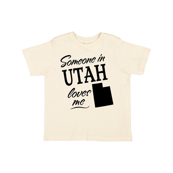Inktastic Someone in Utah Loves Me Boys or Girls Toddler T-Shirt