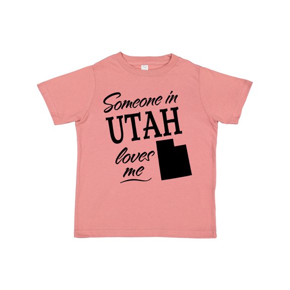 Inktastic Someone in Utah Loves Me Boys or Girls Toddler T-Shirt