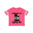 thumbnail image 1 of Inktastic Someone in Utah Loves Me Vacation Boys or Girls Toddler T-Shirt, 1 of 5