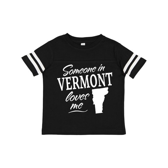 Inktastic Someone in Vermont Loves Me Boys or Girls Toddler T-Shirt