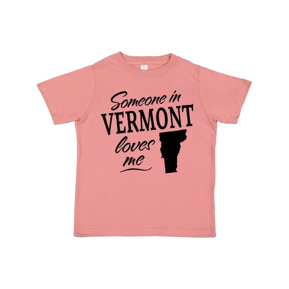 Inktastic Someone in Vermont Loves Me Boys or Girls Toddler T-Shirt
