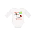 thumbnail image 1 of Inktastic Someone in Virginia Loves Me Boys or Girls Long Sleeve Baby Bodysuit, 1 of 5