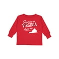 thumbnail image 1 of Inktastic Someone in Virginia Loves Me Boys or Girls Long Sleeve Toddler T-Shirt, 1 of 5