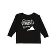 thumbnail image 1 of Inktastic Someone in Virginia Loves Me Boys or Girls Long Sleeve Toddler T-Shirt, 1 of 5