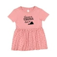thumbnail image 1 of Inktastic Someone in Virginia Loves Me Girls Baby Dress, 1 of 5