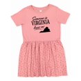 thumbnail image 1 of Inktastic Someone in Virginia Loves Me Girls Toddler Dress, 1 of 5