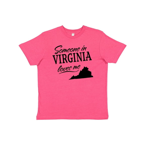 Inktastic Someone in Virginia Loves Me Youth T-Shirt