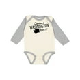 thumbnail image 1 of Inktastic Someone in Washington Loves Me Boys or Girls Long Sleeve Baby Bodysuit, 1 of 5