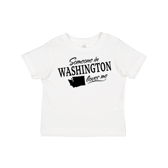 Inktastic Someone in Washington Loves Me Boys or Girls Toddler T-Shirt
