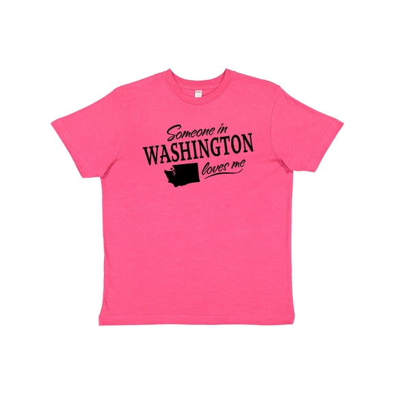 Inktastic Someone in Washington Loves Me Youth T-Shirt