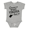 thumbnail image 1 of Inktastic Someone in West Virginia Loves Me Boys or Girls Baby Bodysuit, 1 of 5