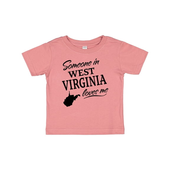 Inktastic Someone in West Virginia Loves Me Boys or Girls Baby T-Shirt