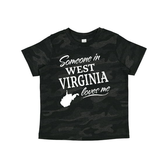 Inktastic Someone in West Virginia Loves Me Boys or Girls Toddler T-Shirt
