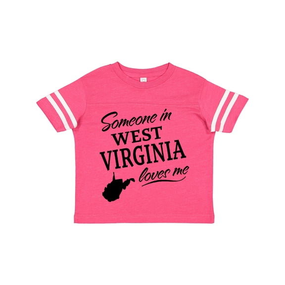 Inktastic Someone in West Virginia Loves Me Boys or Girls Toddler T-Shirt