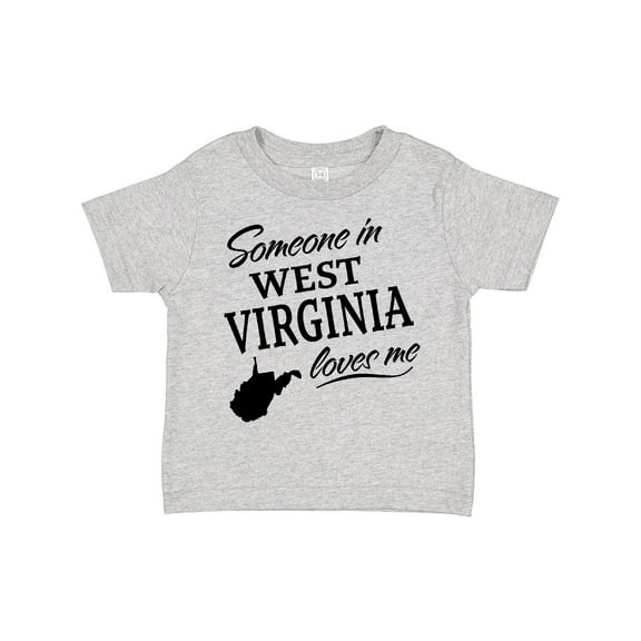 Inktastic Someone in West Virginia Loves Me Boys or Girls Toddler T-Shirt
