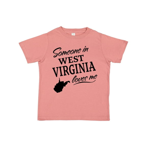 Inktastic Someone in West Virginia Loves Me Boys or Girls Toddler T-Shirt