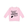 thumbnail image 1 of Inktastic Someone in West Virginia Loves Me Toddler Sweatshirt, 1 of 4