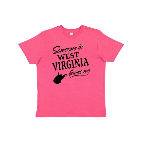 Inktastic Someone in West Virginia Loves Me Youth T-Shirt