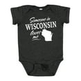 thumbnail image 1 of Inktastic Someone in Wisconsin Loves Me Boys or Girls Baby Bodysuit, 1 of 5