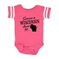 thumbnail image 1 of Inktastic Someone in Wisconsin Loves Me Boys or Girls Baby Bodysuit, 1 of 5