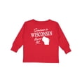 thumbnail image 1 of Inktastic Someone in Wisconsin Loves Me Boys or Girls Long Sleeve Toddler T-Shirt, 1 of 5
