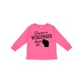 thumbnail image 1 of Inktastic Someone in Wisconsin Loves Me Boys or Girls Long Sleeve Toddler T-Shirt, 1 of 5