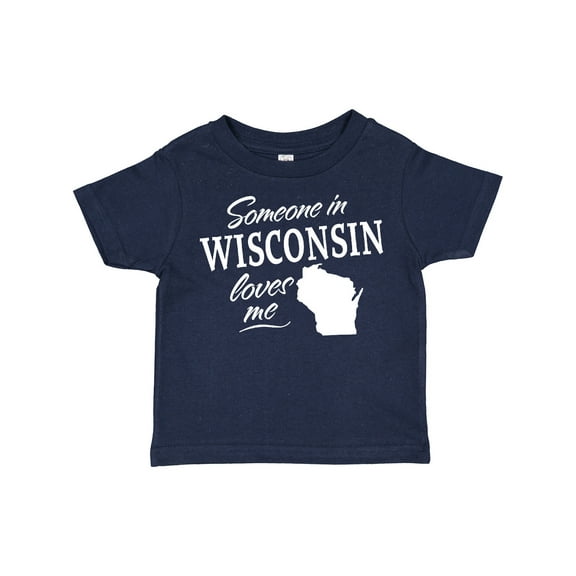 Inktastic Someone in Wisconsin Loves Me Boys or Girls Toddler T-Shirt