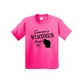thumbnail image 1 of Inktastic Someone in Wisconsin Loves Me Youth T-Shirt, 1 of 5