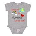 thumbnail image 1 of Inktastic Someone in Wyoming Loves Me Boys or Girls Baby Bodysuit, 1 of 5