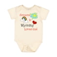 thumbnail image 1 of Inktastic Someone in Wyoming Loves Me Boys or Girls Baby Bodysuit, 1 of 5