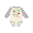 thumbnail image 1 of Inktastic Someone in Wyoming Loves Me Boys or Girls Long Sleeve Baby Bodysuit, 1 of 5