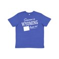 thumbnail image 1 of Inktastic Someone in Wyoming Loves Me Youth T-Shirt, 1 of 5