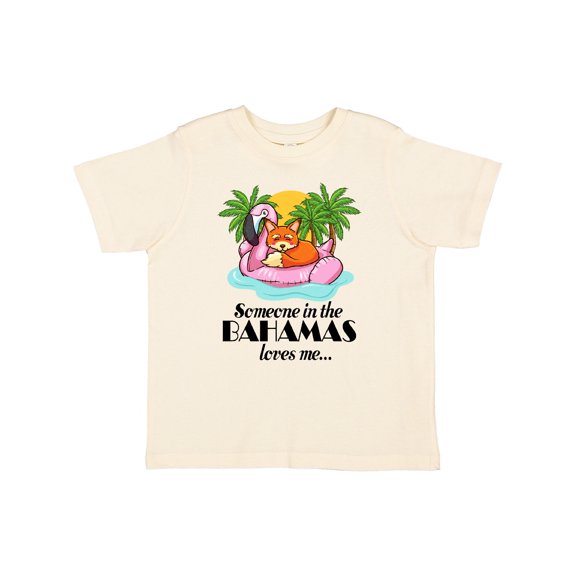 Inktastic Someone in the Bahamas Loves Me Boys or Girls Toddler T-Shirt