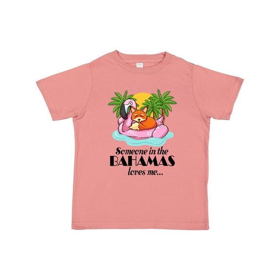 Inktastic Someone in the Bahamas Loves Me Boys or Girls Toddler T-Shirt
