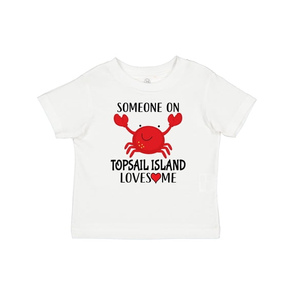 Inktastic Someone on Topsail Island Loves Me Boys or Girls Baby T-Shirt