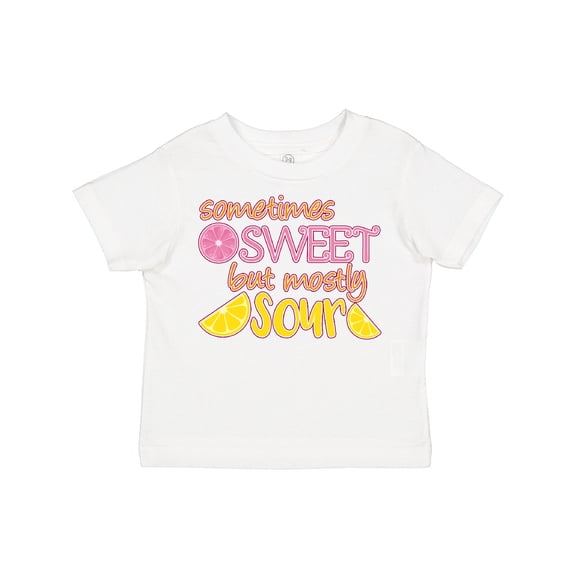 Inktastic Sometimes Sweet, but Mostly Sour Pink and Yellow Lemons Boys or Girls Toddler T-Shirt