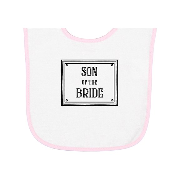 Inktastic Son of the Bride Baby Terry Cloth Bib