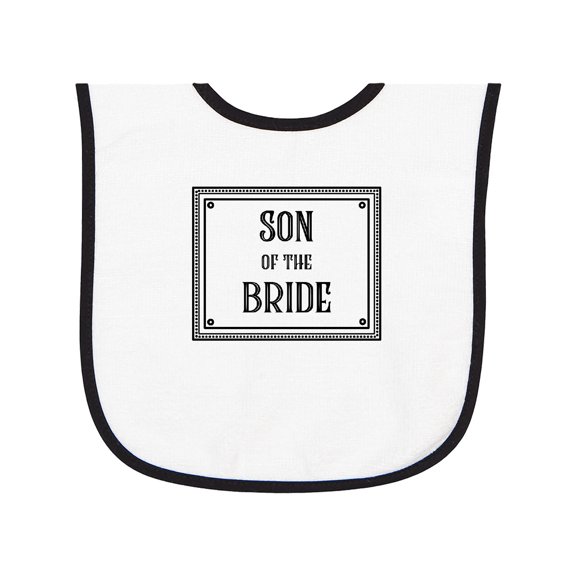 Inktastic Son of the Bride Baby Terry Cloth Bib