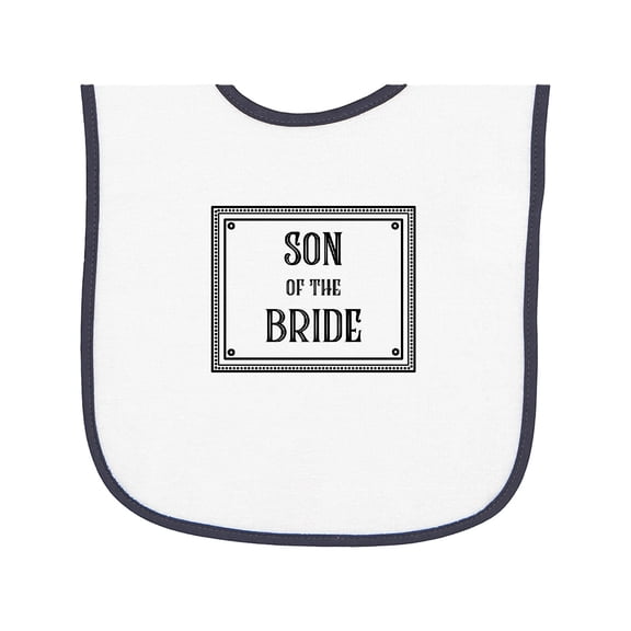Inktastic Son of the Bride Baby Terry Cloth Bib