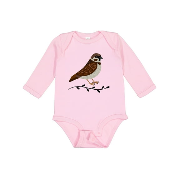 Inktastic Song Bird Nature Lover Wildlife Boys or Girls Long Sleeve Baby Bodysuit