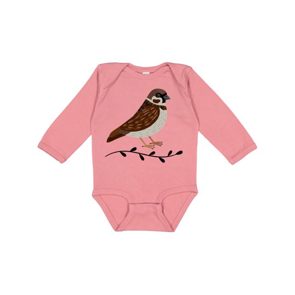 Inktastic Song Bird Nature Lover Wildlife Boys or Girls Long Sleeve Baby Bodysuit
