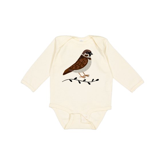 Inktastic Song Bird Nature Lover Wildlife Boys or Girls Long Sleeve Baby Bodysuit