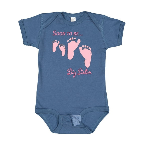 Inktastic Soon to Be Big Sister Girls Baby Bodysuit